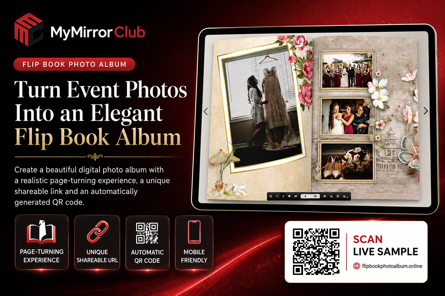 Digital Flip Book Photo Album: An Interactive Event Keepsake
