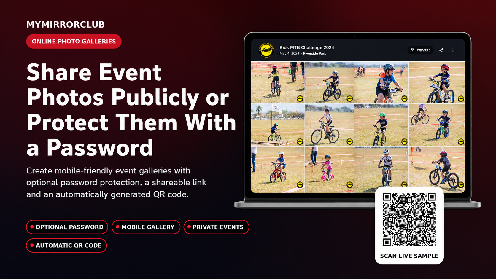 Password-Protected Online Event Photo Galleries: Share With More Control