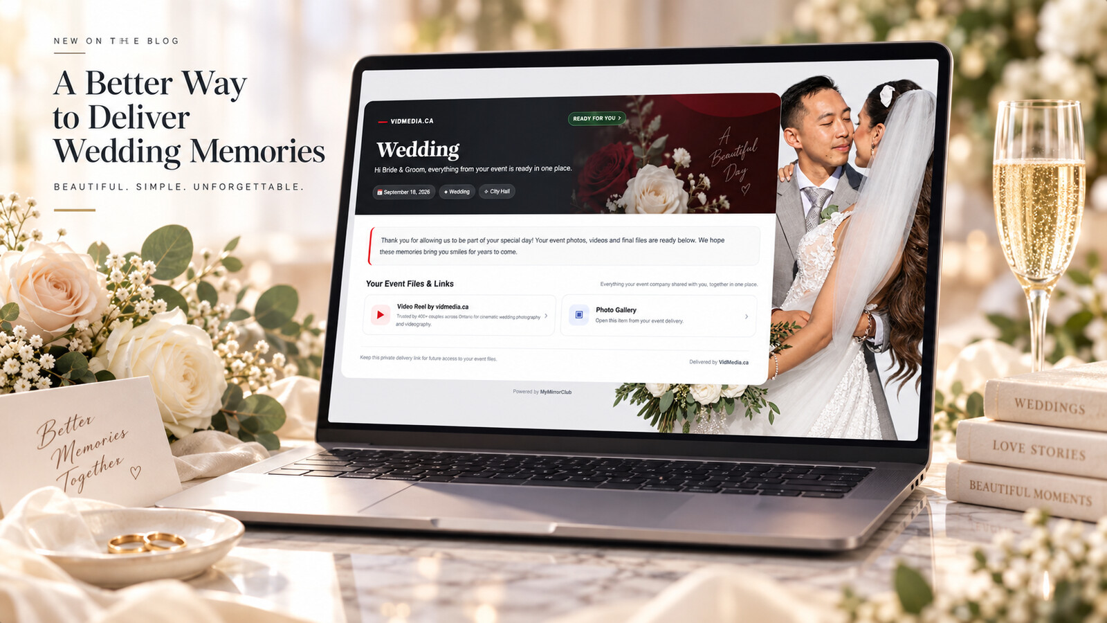 Photo Booth Client Delivery Center: Deliver Photos, Videos, Galleries & Final Files in One Beautiful Page