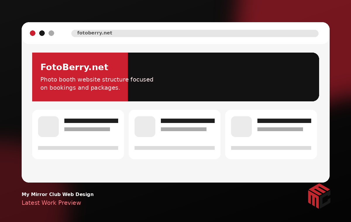 FotoBerry.net homepage screenshot